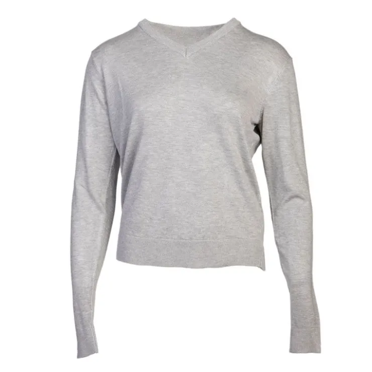 BILL TORNADE Pull col v 18680 Femme GRIS CLAIR Best