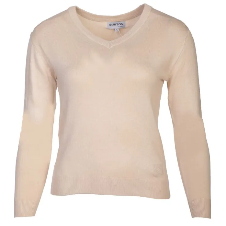 BURTON OF LONDON Pull col v femme damiene Femme BEIGE Best