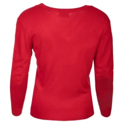 BURTON OF LONDON Pull col v femme damiene Femme ROUGE Outlet