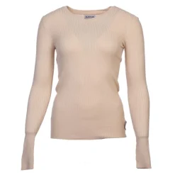 BURTON OF LONDON Pull col v femme fine cote jamina Femme BEIGE Outlet