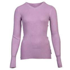 BURTON OF LONDON Pull col v femme fine cote jamina Femme VIOLET Sale