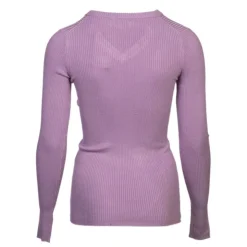 BURTON OF LONDON Pull col v femme fine cote jamina Femme VIOLET Sale
