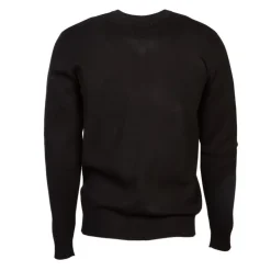 BILL TORNADE Pull col v maille fine manches longues Homme NOIR Hot