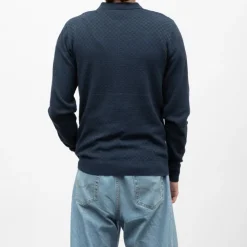 KAPORAL Pull col zipe licino Homme BLEU FONCE Best