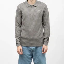 KAPORAL Pull col zipe licino Homme GRIS Online