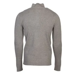 BILL TORNADE Pull col zippé coton ajusté Homme GRIS Hot