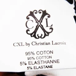 CXL BY CHRISTIAN LACROIX Pull coton à damier avec logo dégradé Enfant BLEU FONCE Sale