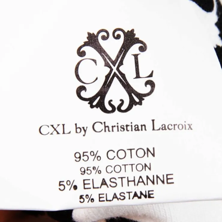 CXL BY CHRISTIAN LACROIX Pull coton à damier avec logo dégradé Enfant BLEU FONCE Sale