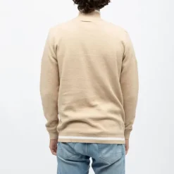 KAPORAL Pull demi zip col montant edmond Homme BEIGE Online