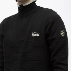 KAPORAL Pull demi zip col montant edmond Homme NOIR Online