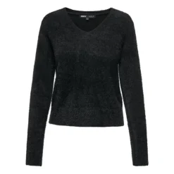 ONLY Pull Ella piumo maille fine Femme NOIR
