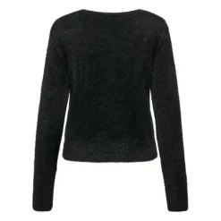 ONLY Pull Ella piumo maille fine Femme NOIR