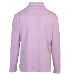 BELLE FEMME Pull en laine et cachemire col haut Femme VIOLET CLAIR Online