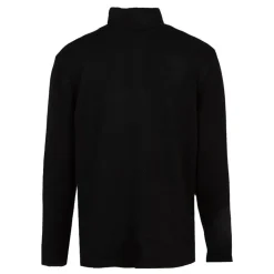 BELLE FEMME Pull en laine et cachemire col haut Femme NOIR Best