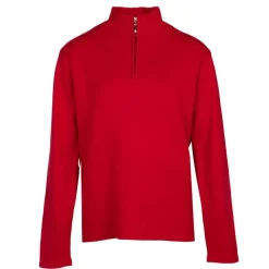 BELLE FEMME Pull en laine et cachemire col haut Femme ROUGE Best
