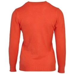 BELLE FEMME Pull en laine et cachemire col rond Femme ORANGE Online