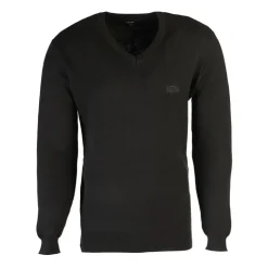 KAPORAL Pull en maille fine col v gerlando Homme NOIR Best