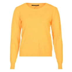 MADO ET LES AUTRES Pull femme col rond en laine Femme JAUNE Clearance