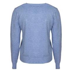 MADO ET LES AUTRES Pull femme col rond en laine Femme BLEU New