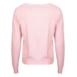MADO ET LES AUTRES Pull femme col rond en laine Femme ROSE CLAIR Clearance