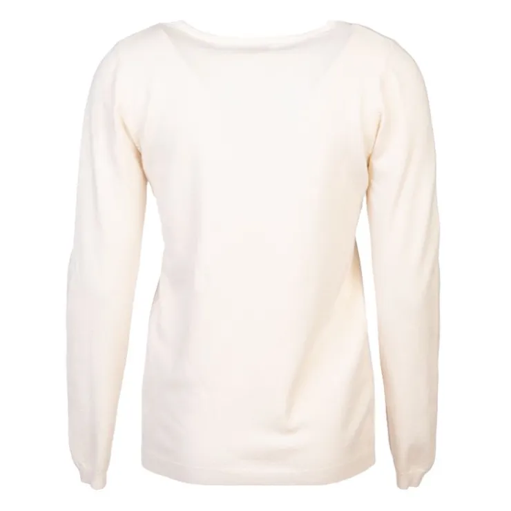 MADO ET LES AUTRES Pull femme col rond en laine Femme BLANC ECRU Online