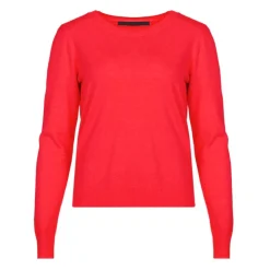 MADO ET LES AUTRES Pull femme col rond en laine Femme ROUGE
