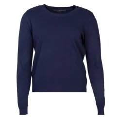 MADO ET LES AUTRES Pull femme col rond en laine Femme BLEU FONCE New