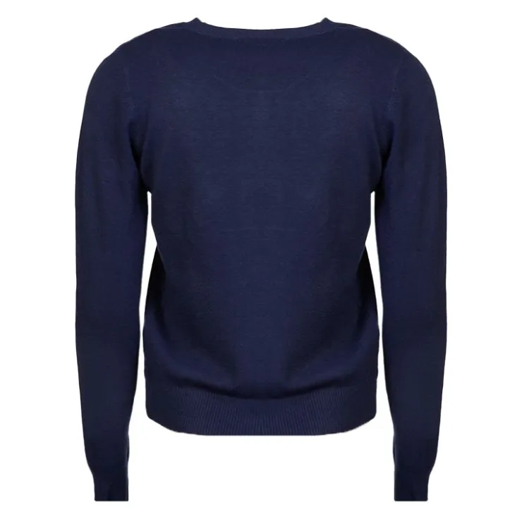 MADO ET LES AUTRES Pull femme col rond en laine Femme BLEU FONCE New