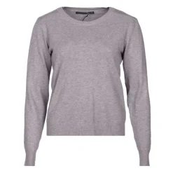 MADO ET LES AUTRES Pull femme col rond en laine Femme GRIS Hot