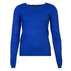 MADO ET LES AUTRES Pull femme col rond en laine Femme BLEU ROI Hot