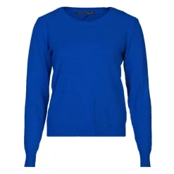 MADO ET LES AUTRES Pull femme col rond en laine Femme BLEU ROI Sale