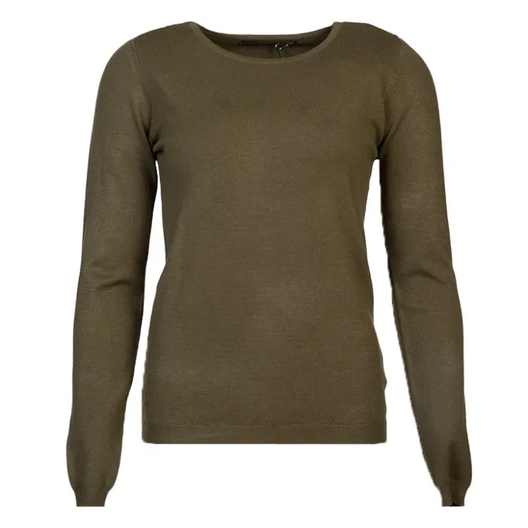 MADO ET LES AUTRES Pull femme col rond en laine Femme KAKI Outlet