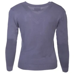 BURTON OF LONDON Pull femme col rond florane Femme BLEU FONCE Best