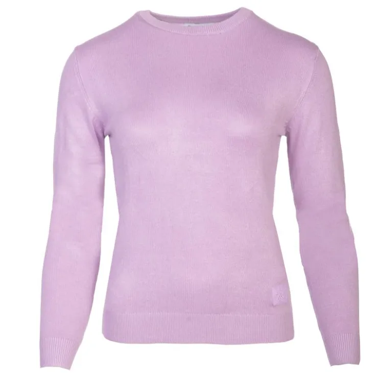 BURTON OF LONDON Pull femme col rond florane Femme VIOLET Discount