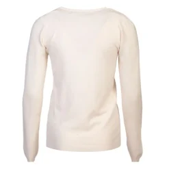 MADO ET LES AUTRES Pull femme col v en laine Femme BLANC ECRU