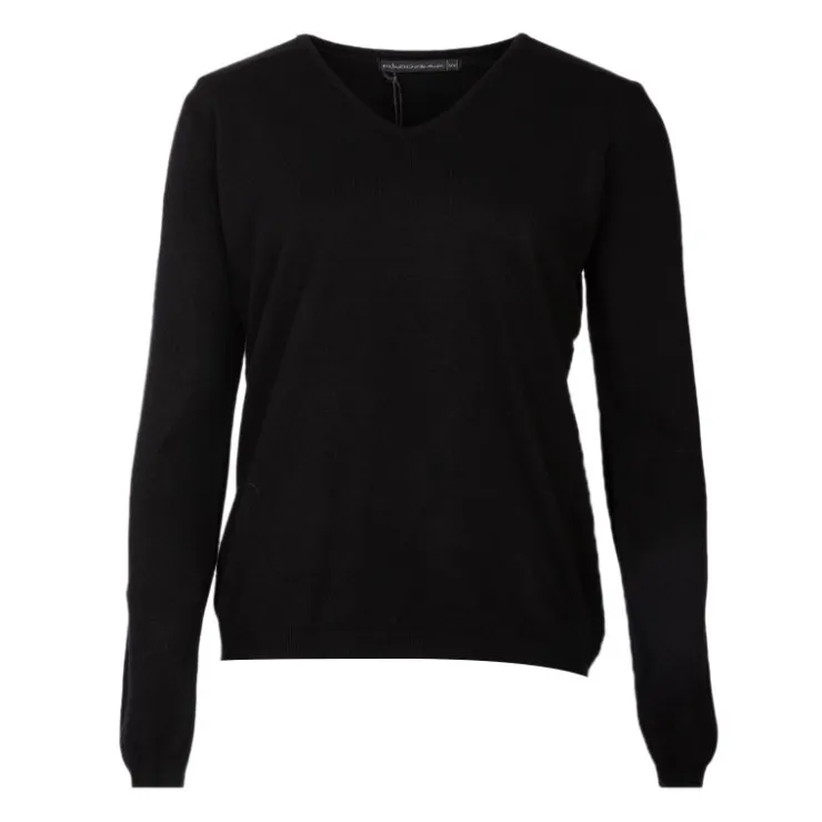 MADO ET LES AUTRES Pull femme col v en laine Femme NOIR Outlet
