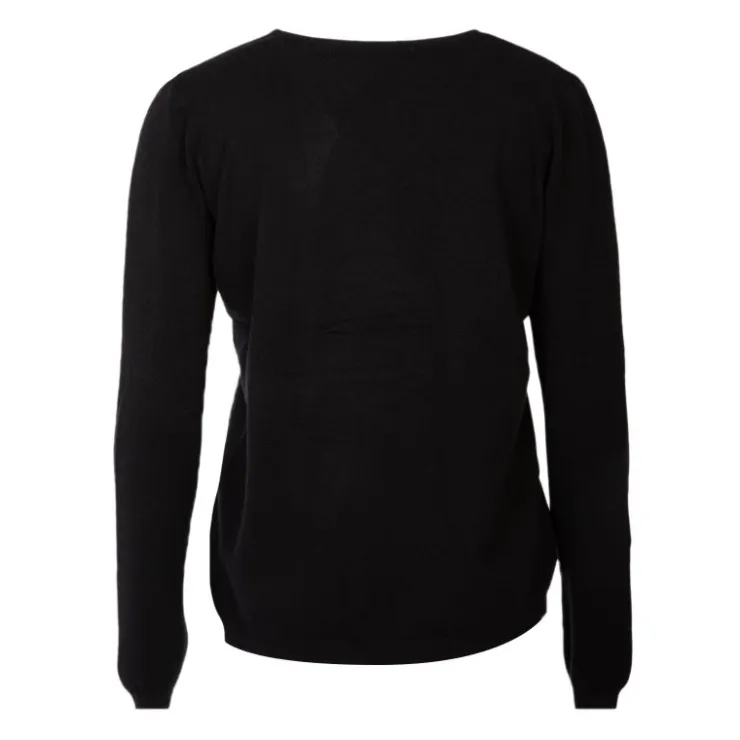 MADO ET LES AUTRES Pull femme col v en laine Femme NOIR Outlet