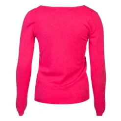 MADO ET LES AUTRES Pull femme col v en laine Femme ROSE Clearance