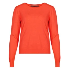 MADO ET LES AUTRES Pull femme col v en laine Femme ORANGE Online