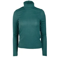 ONLY Pull fin col roulé à manches longues Zandra Femme VERT FONCE Hot