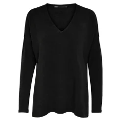 ONLY Pull fin col v victoria Femme NOIR