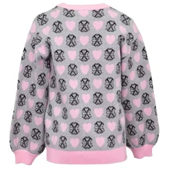 CXL BY CHRISTIAN LACROIX Pull maille avec coeurs Fille GRIS