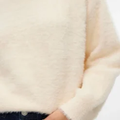 VERO MODA Pull maille malina col rond Femme BLANC ECRU Outlet
