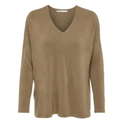 ONLY Pull Malia maille fine avec fentes Femme VERT CLAIR Outlet