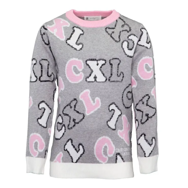 CXL BY CHRISTIAN LACROIX Pull manches longues avec imprimé Fille GRIS Best