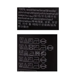 CALVIN KLEIN Pull noir fin 100% laine Homme GRIS FONCE Clearance