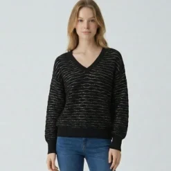 LES TROPEZIENNES PAR M.BELARBI Pull redortiers Femme NOIR Outlet