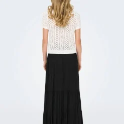 ONLY Pull saga brodé sunlight regular Femme BLANC Sale