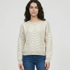 LES TROPEZIENNES PAR M.BELARBI Pull veld Femme BEIGE Hot