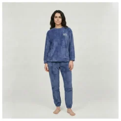 LULU CASTAGNETTE Pyjama assorti lulu-femme-ah2025-26-002 Femme BLEU Clearance